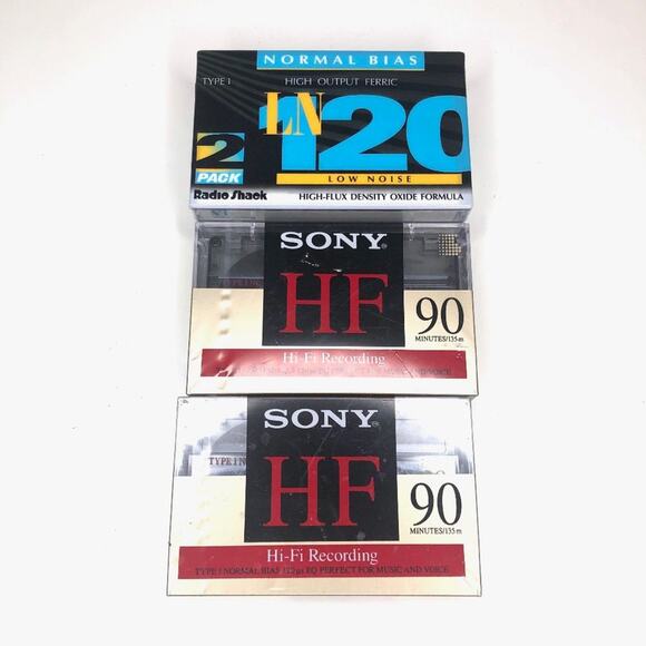 Lot of 4 Vintage Sealed Cassette Tapes - Picture 1 of 5